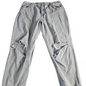 Wild Fable Light Wash Ripped Jeans, Size 10